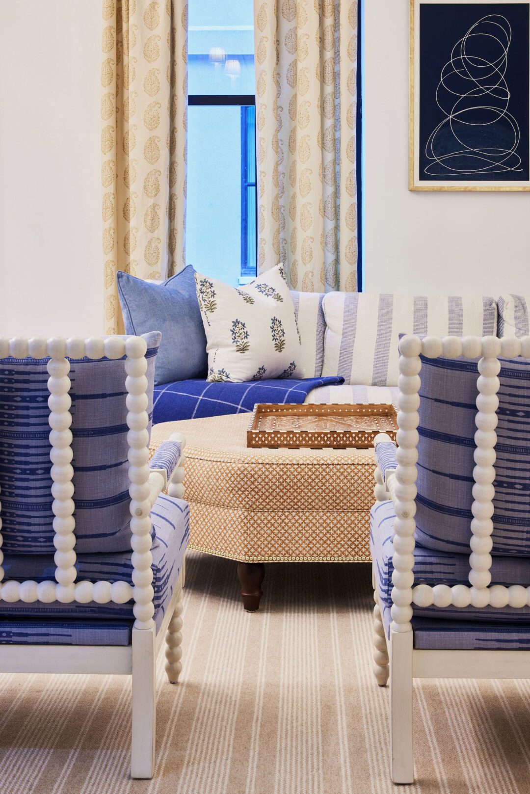 French Stripe Pied á Terre