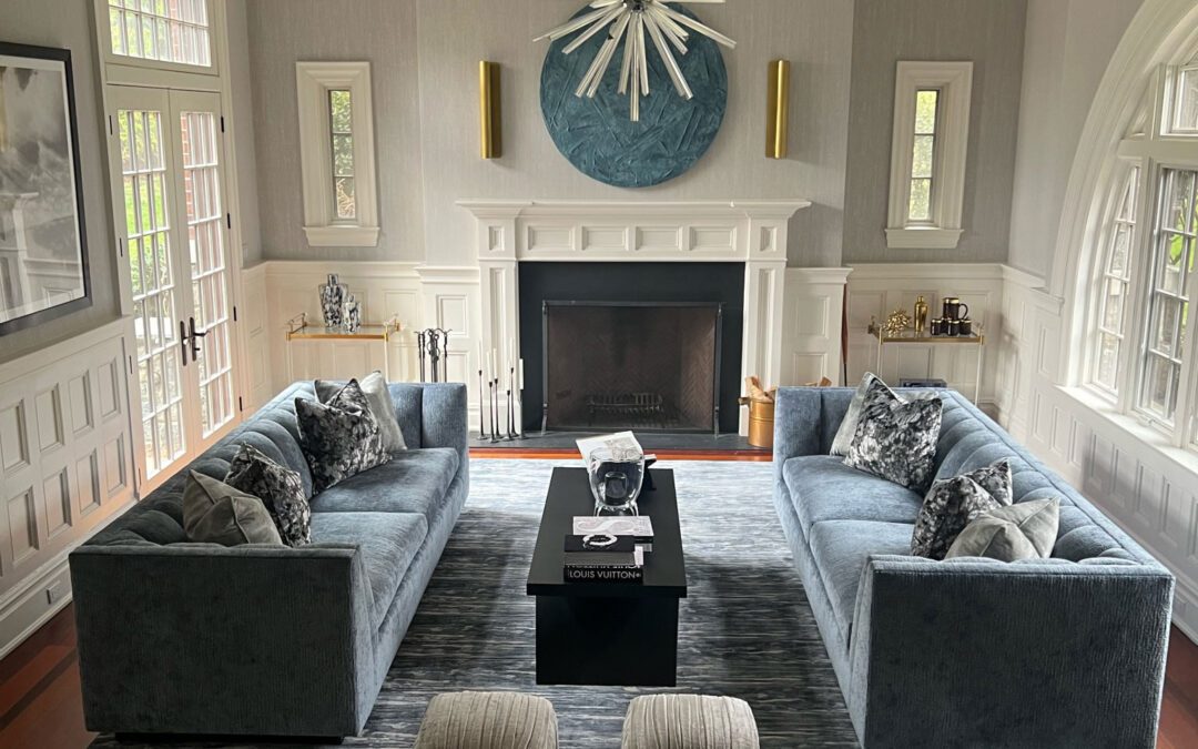 Formal Living Room with French Doors