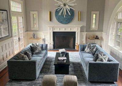 Formal Living Room with French Doors